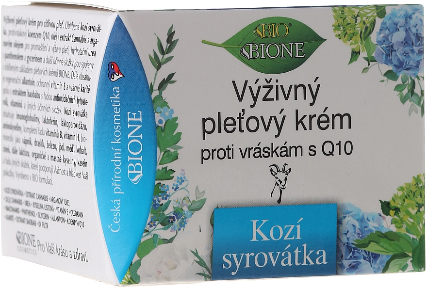 Pflegende Gesichtscreme mit Ziegenmilch und Q10 - Bione Cosmetics Goat Milk Cream — Bild N1