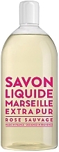 Flüssigseife - Compagnie De Provence Rose Sauvage Extra Pur Liquid Marseille Soap Refill — Bild N1