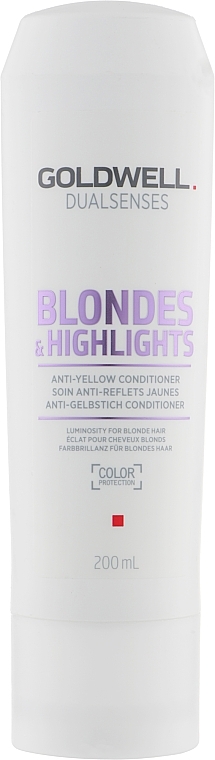 Anti-Gelbstich Conditioner - Goldwell Dualsenses Blondes & Highlights Anti-Yellow Conditioner — Foto N2