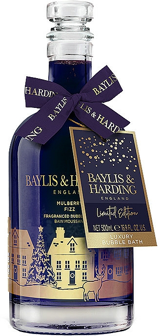 Entspannendes Badeschaum - Baylis & Harding Mulberry Fizz Luxury Babble Bath — Bild N1