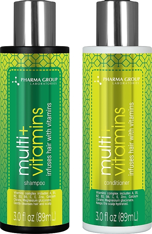 Vitamin-Haarspülung - Pharma Group Laboratories Multi+ Vitamins — Bild N4