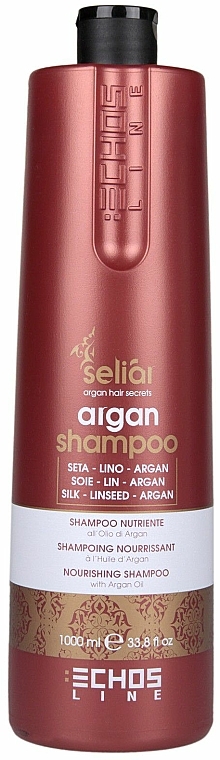 Shampoo mit Arganöl für trockenes und strapaziertes Haar - Echosline Seliar  — Bild N1