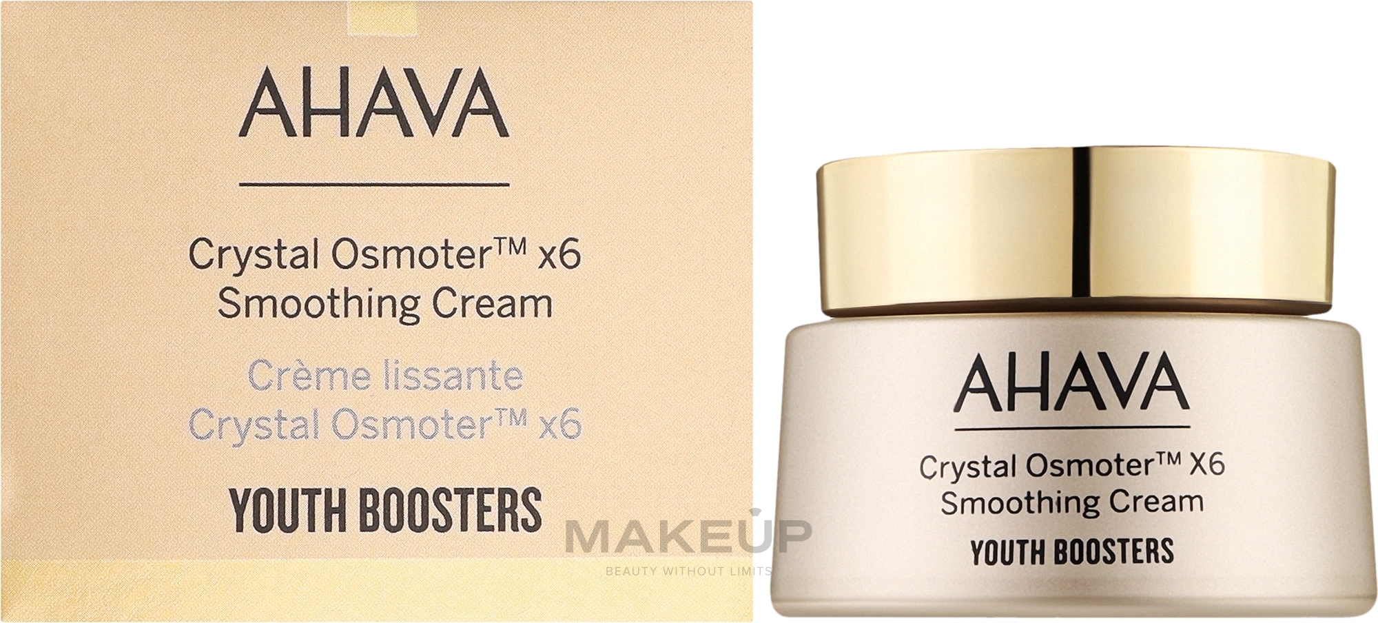 Glättende Gesichtscreme - Ahava Crystal Osmoter X6 Smoothing Cream — Bild 50 ml