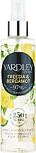 Düfte, Parfümerie und Kosmetik Yardley Freesia & Bergamot - Feuchtigkeitsspendender parfümierter Körpernebel