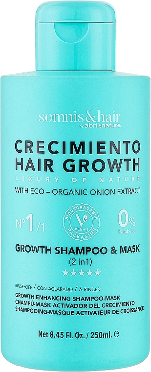 2in1 Shampoo und Maske zur Stimulierung des Haarwachstums  - Somnis & Hair Shampoo & Mask Hair Growth  — Bild N1