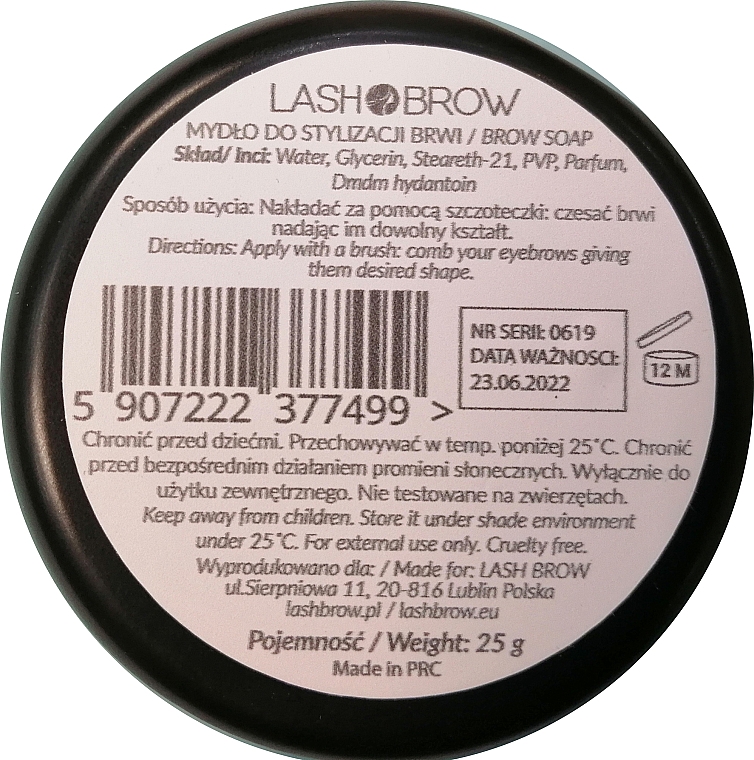 Fixierende Augenbrauenseife - Lash Brow Soap — Bild N5