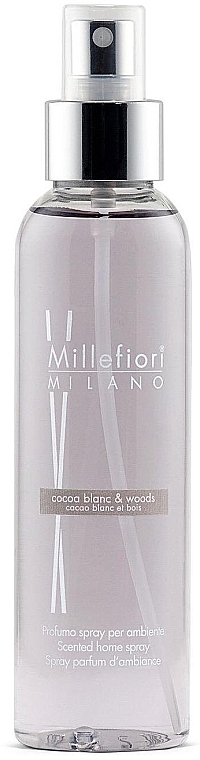 Aromaspray für zu Hause - Millefiori Milano Natural White Cocoa And Wood Scented Home Spray — Bild N1