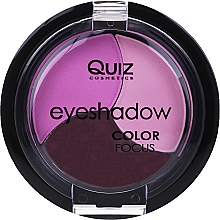 Trio-Lidschatten - Quiz Cosmetics Color Focus Eyeshadow 3 — Bild N2