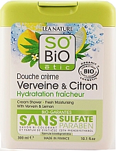 Düfte, Parfümerie und Kosmetik Feuchtigkeitsspendendes Creme-Duschgel mit Verbene und Zitrone - So'Bio Etic Extra Cream Shower