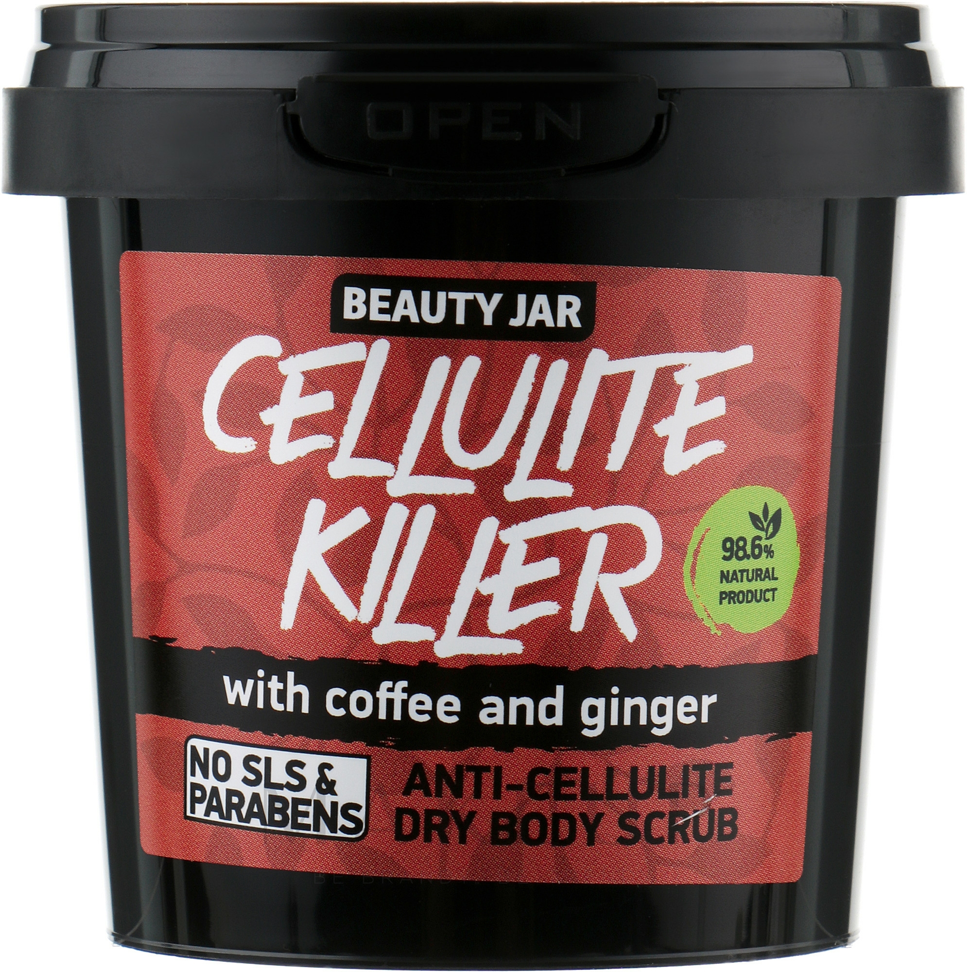 Anti-Cellulite Körperpeeling "Cellulite Killer" - Beauty Jar Anti-Cellulite Dry Body Scrub — Bild 150 g