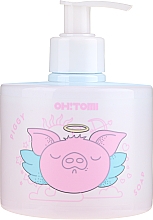 Düfte, Parfümerie und Kosmetik Natürliche Flüssigseife mit Himbeer- und Erdbeerextrakt - Oh!Tomi Piggy Liquid Soap