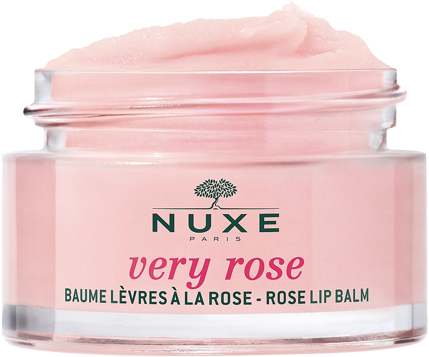 Pflegebalsam für trockene bis sehr trockene Lippen mit Rosenölextrakt, Sheabutter und Bienenwachs - Nuxe Very Rose Lip Balm — Bild N2