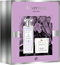 Allvernum Iris & Patchouli - Duftset (Eau de Parfum 50ml + Duftkerze 100g) — Bild N1