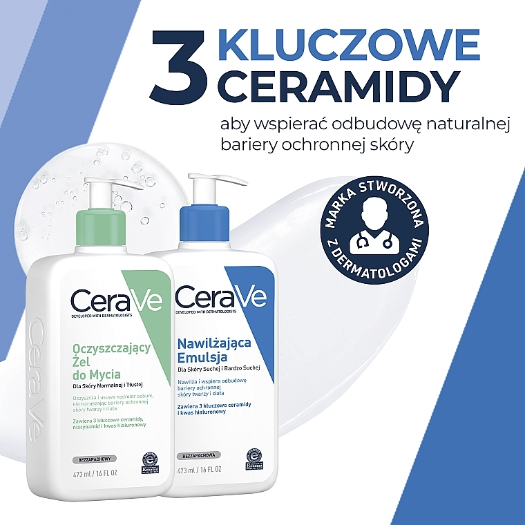 CeraVe (Körpergel /473 ml + Körperlotion /473 ml) - Set für normale und trockene Haut — Bild N2