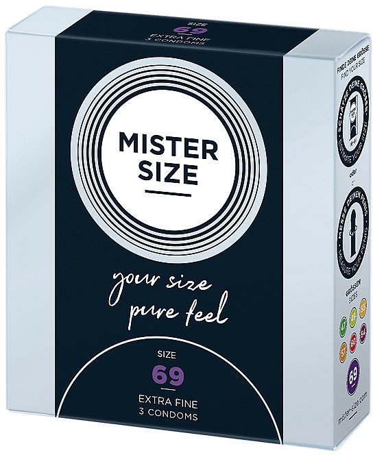 Kondome aus Latex Größe 69 3 St. - Mister Size Extra Fine Condoms — Bild N2