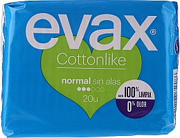 Düfte, Parfümerie und Kosmetik Hygiene-Damenbinden Normal 20 St. - Evax Cottonlike