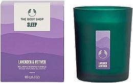 Düfte, Parfümerie und Kosmetik Duftkerze Lavendel & Vetiver - The Body Shop Sleep Lavender & Vetiver Relaxing Scented Candle
