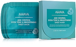 Tuchmaske für das Gesicht - Ahava Time To Smooth Age Control Even Tone & Brightening Sheet Mask — Bild N2