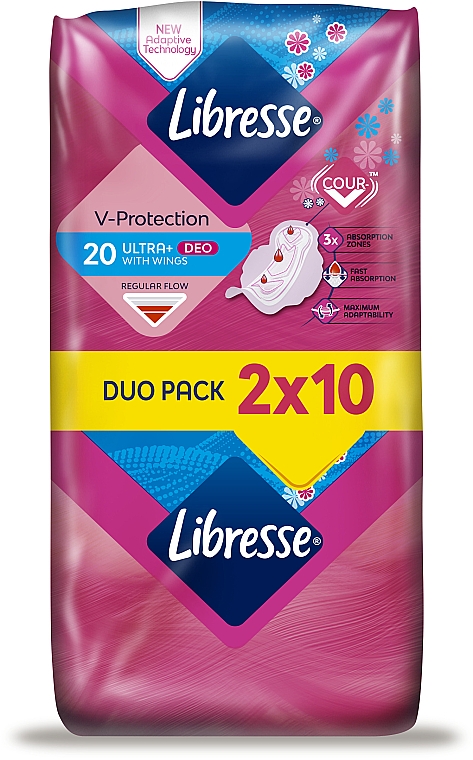 Damenbinden 20 St. - Libresse Ultra Thin Normal Soft Deo — Bild N1