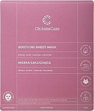 Beruhigende Tuchmaske für das Gesicht mit Kamillenextrakt - Chitone Care Soothing Sheet Mask — Bild N1