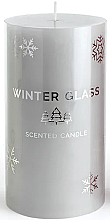 Düfte, Parfümerie und Kosmetik Duftkerze grau 7x13 cm - Artman Winter Glass