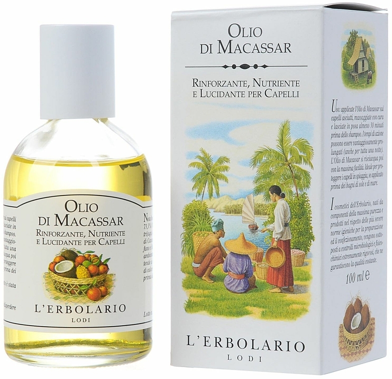 Makassaröl für das Haar - L'erbolario Olio Di Macassar — Bild N1