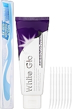 Zahnpflegeset - White Glo Antibacterial Protect Set (Zahnpasta 100ml + Zahnbürste 1 St.) — Bild N2