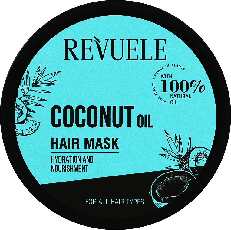 Haarmaske mit Kokosöl - Revuele Coconut Oil Hair Mask — Bild N1