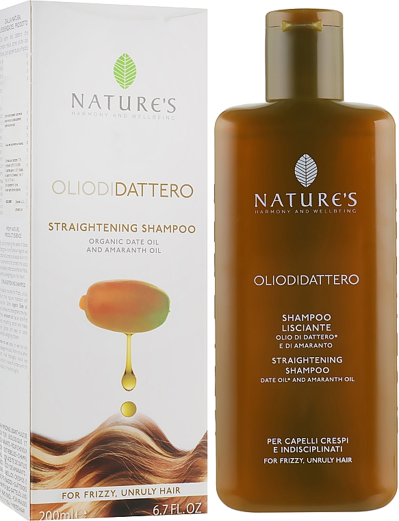Shampoo zum Glätten der Haare - Nature's Oliodidattero Straightening Shampoo — Bild N1