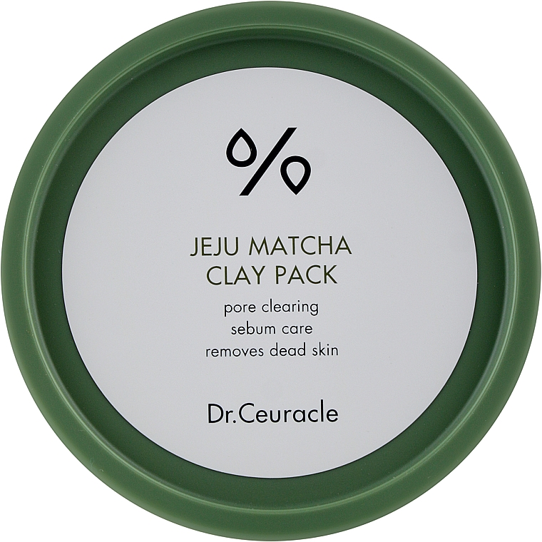 Reinigende Tonmaske mit Matcha für Gesicht - Dr.Ceuracle Jeju Matcha Clay Pack — Bild N1