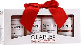 Düfte, Parfümerie und Kosmetik Haarpflegeset - Olaplex Holiday Hair Fix (Conditioner für alle Haartypen 100ml + Shampoo 100ml + Haarcreme 100ml + Haarelixier 100ml)