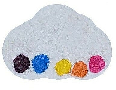 Badebombe mit Vetiver- und Ylang-Ylang-Öl - Bomb Cosmetics Raining Rainbows Watercolours — Bild N1