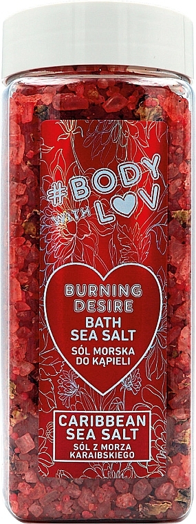 Badesalz Burning Desire - New Anna Cosmetics Body With Luv Sea Salt For Bath Burning Desire — Bild N1