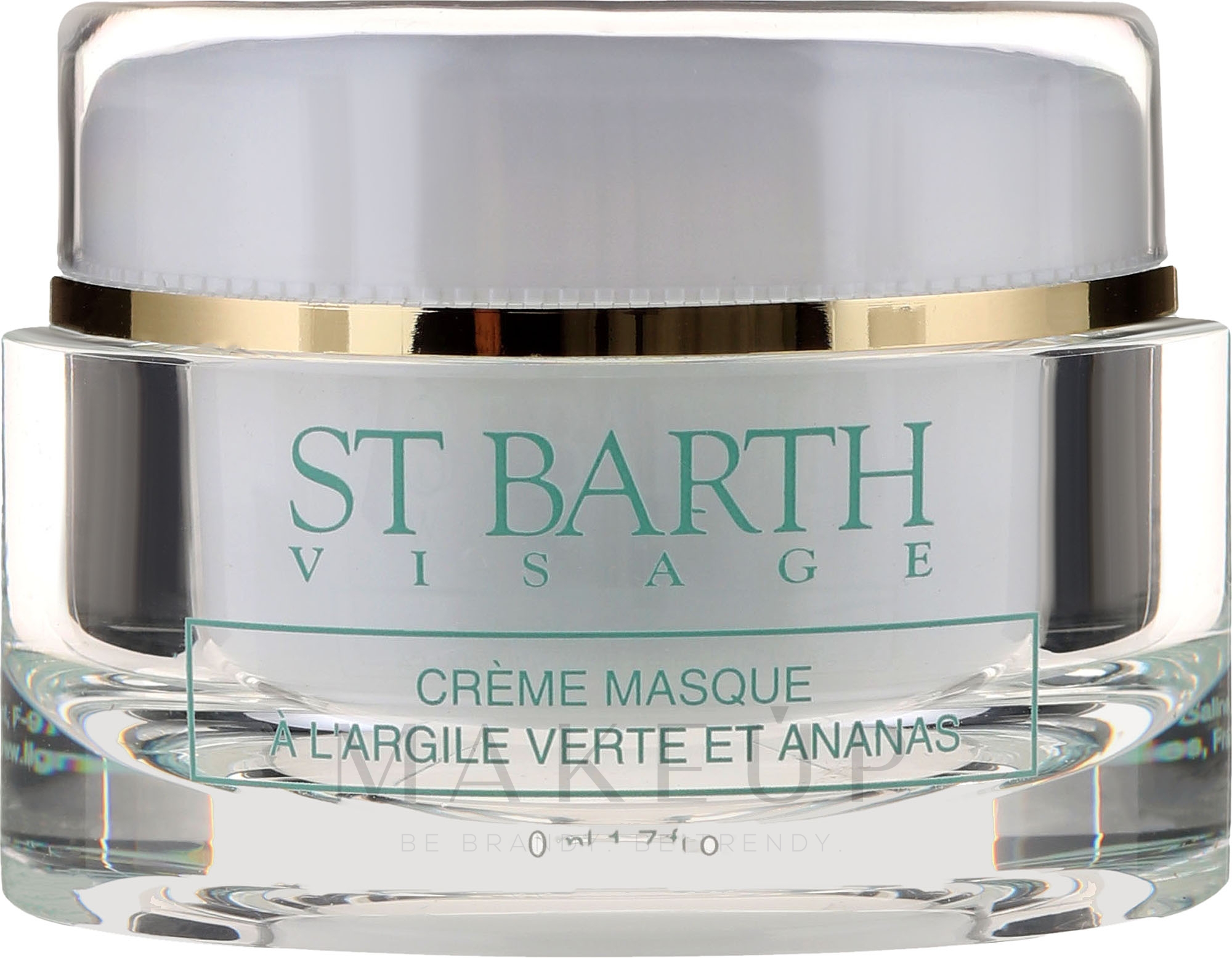 Gesichtscreme-Maske mit grüner Tonerde und Ananas - Ligne St Barth Cream Mask With Green Clay And Pineapple — Bild 50 ml