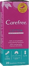 Düfte, Parfümerie und Kosmetik Slipeinlagen mit Baumwollextrakt 20 St. - Carefree Salvaslip Cotton Extract