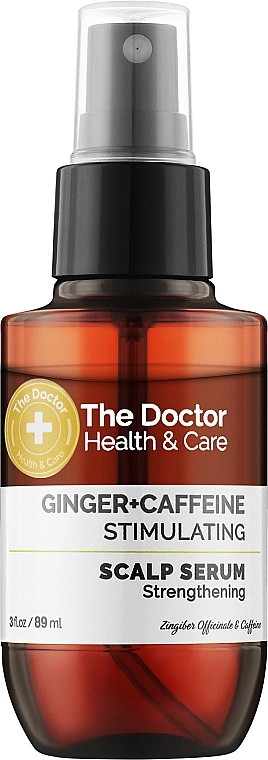 Stimulierendes Kopfhautserum - The Doctor Health & Care Ginger + Caffeine Stimulating Scalp Serum  — Bild N1