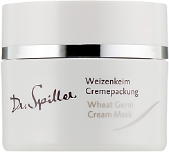 Nährende Gesichtscreme-Maske mit Weizenkeimöl - Dr. Spiller Wheat Germ Cream Mask — Bild N1