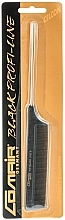 Düfte, Parfümerie und Kosmetik Nadelstielkamm №510 B Black Profi Line schwarz 20,5 cm - Comair