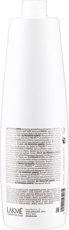 Shampoo gegen Haarausfall - Lakme K.Therapy Active Prevention Shampoo — Bild N3