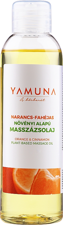 Massageöl Orange & Zimt - Yamuna Orange-Cinnamon Plant Based Massage Oil — Bild N1