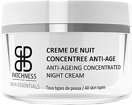 Düfte, Parfümerie und Kosmetik Anti-Aging Nachtcreme für das Gesicht - Patchness Skin Essentials Anti-Ageing Concentrated Night Cream