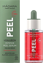 Düfte, Parfümerie und Kosmetik Peelingserum mit Hyaluronsäure - Madara Cosmetics Peel Peel Hyaluron Intense Peel Serum