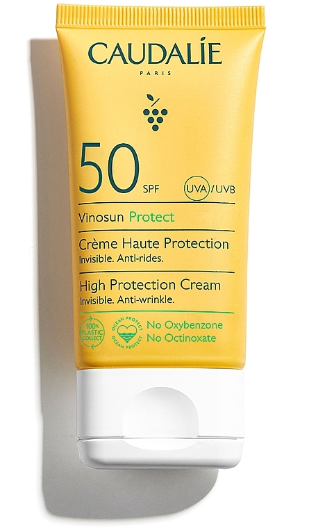 Sonnenschutzcreme SPF50 - Caudalie Vinosun High Protection Cream SPF50 — Bild N2
