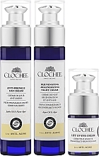 Düfte, Parfümerie und Kosmetik Gesichtspflegeset - Clochee (Tagescreme 50ml + Nachtcreme 50ml + Augenmaske 15ml)