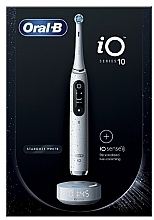 Elektrische Zahnbürste weiß gepunktet - Oral-B iO Series 10 Stardust White — Bild N2