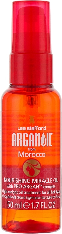 Pflegendes Haaröl mit Argan - Lee Stafford Arganoil From Marocco Agran Oil Nourishing Miracle Oil — Bild N1