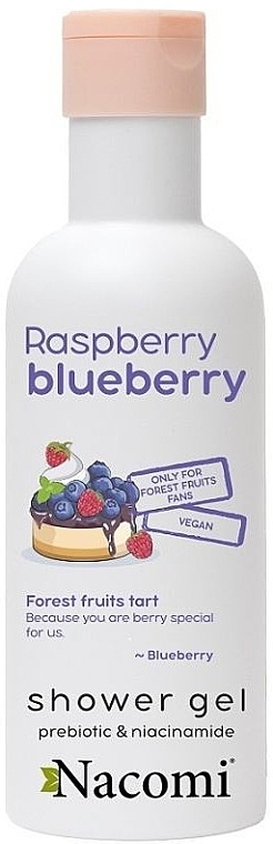 Duschgel Blaubeeren und Himbeeren - Nacomi Blueberry & Raspberry Shower Gel — Bild N1