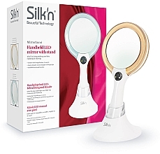 Düfte, Parfümerie und Kosmetik Kosmetischer Spiegel mit LED-Beleuchtung und Vergrößerung doppelseitig (x10) - Silk'n Mirror Lumi