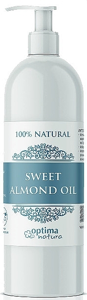 Natürliches süßes Mandelöl für den Körper - Optima Natura 100% Natural Sweet Almond Oil — Bild N2