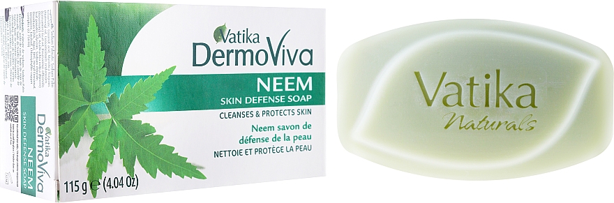 Antibakterielle Seife mit Neem - Dabur Vatika Neem Soap — Bild N1